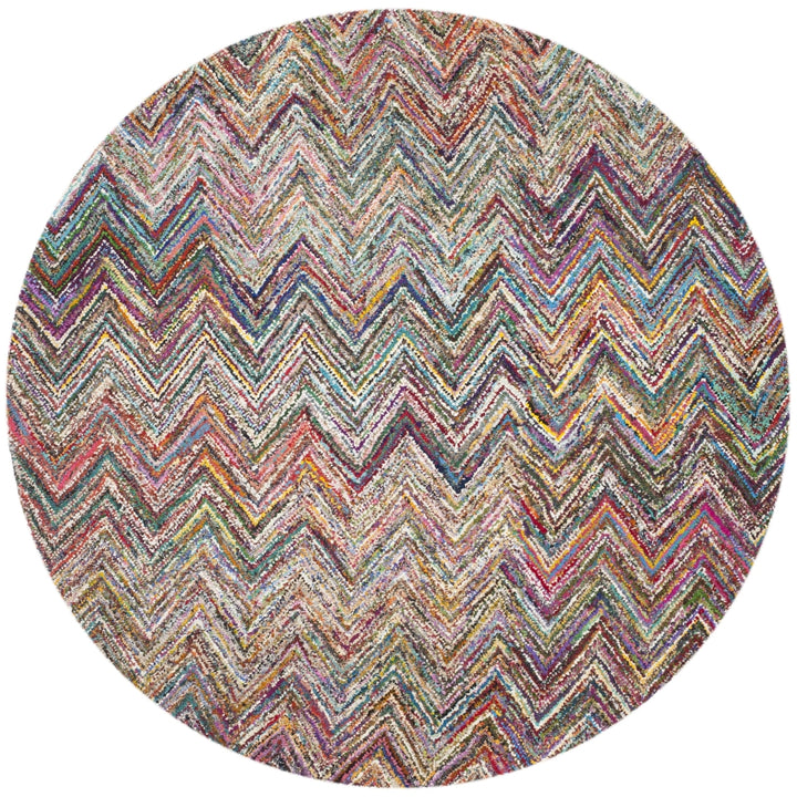 SAFAVIEH Nantucket Collection NAN311A Handmade Multi Rug Image 11