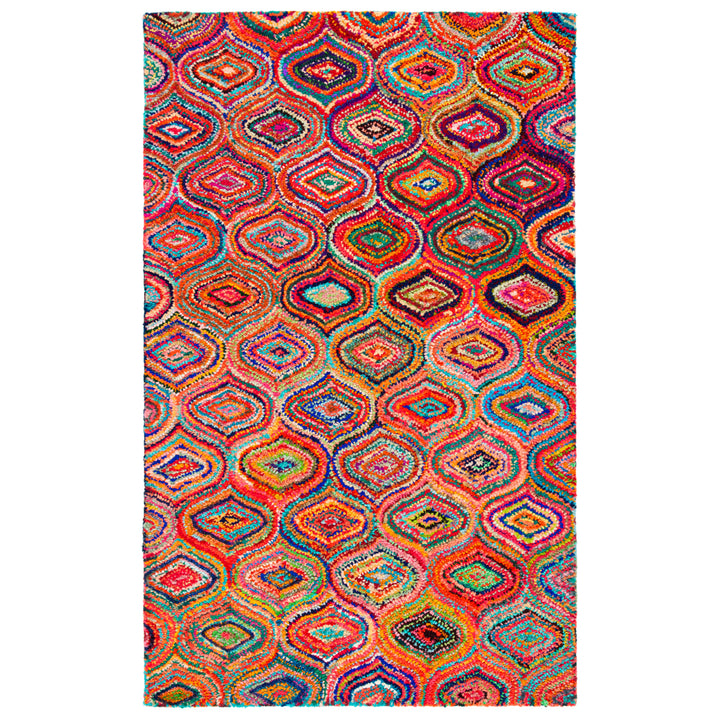 SAFAVIEH Nantucket NAN301C Handmade Yellow / Multi Rug Image 10