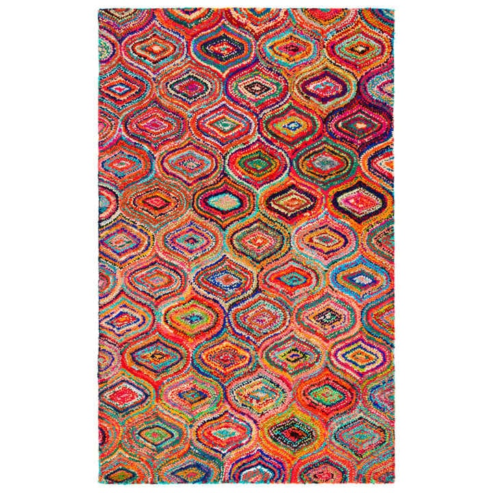 SAFAVIEH Nantucket NAN301C Handmade Yellow / Multi Rug Image 1