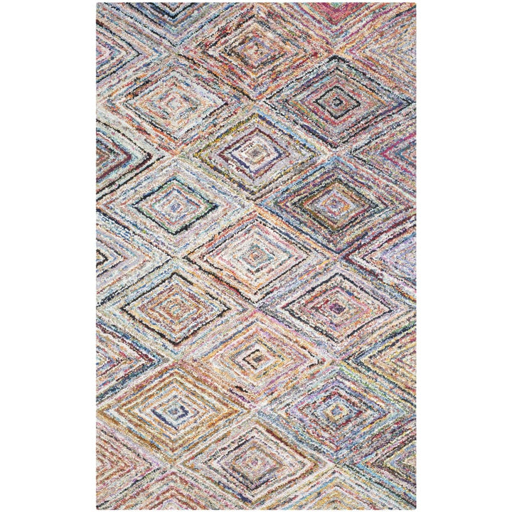 SAFAVIEH Nantucket Collection NAN314A Handmade Multi Rug Image 1