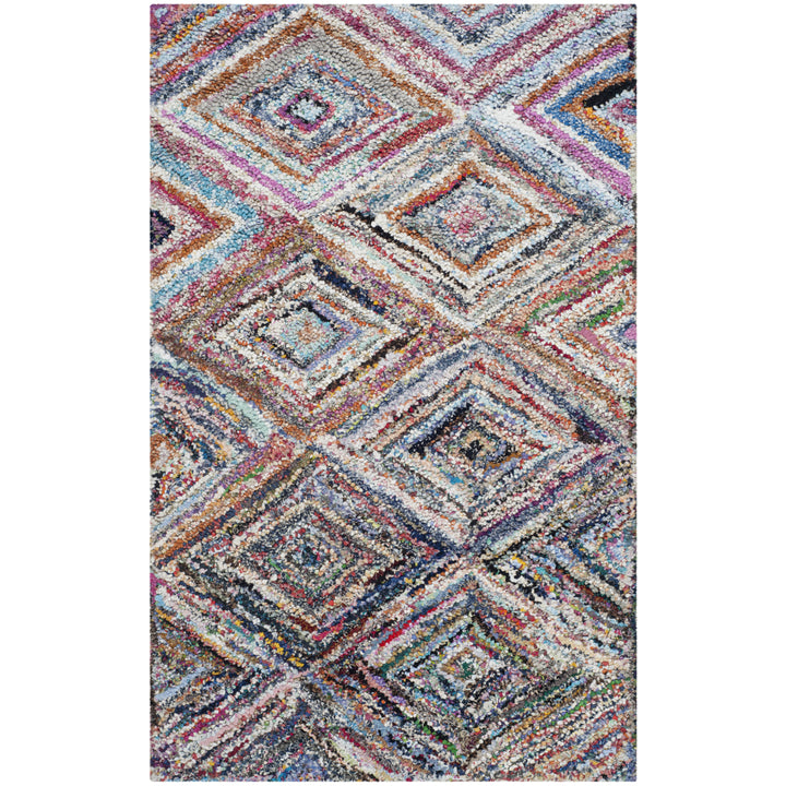 SAFAVIEH Nantucket Collection NAN314A Handmade Multi Rug Image 2