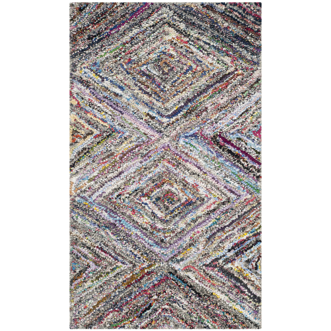 SAFAVIEH Nantucket Collection NAN314A Handmade Multi Rug Image 3