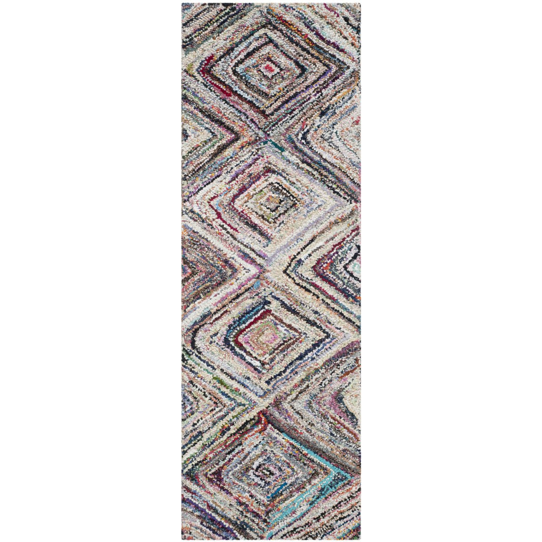 SAFAVIEH Nantucket Collection NAN314A Handmade Multi Rug Image 1