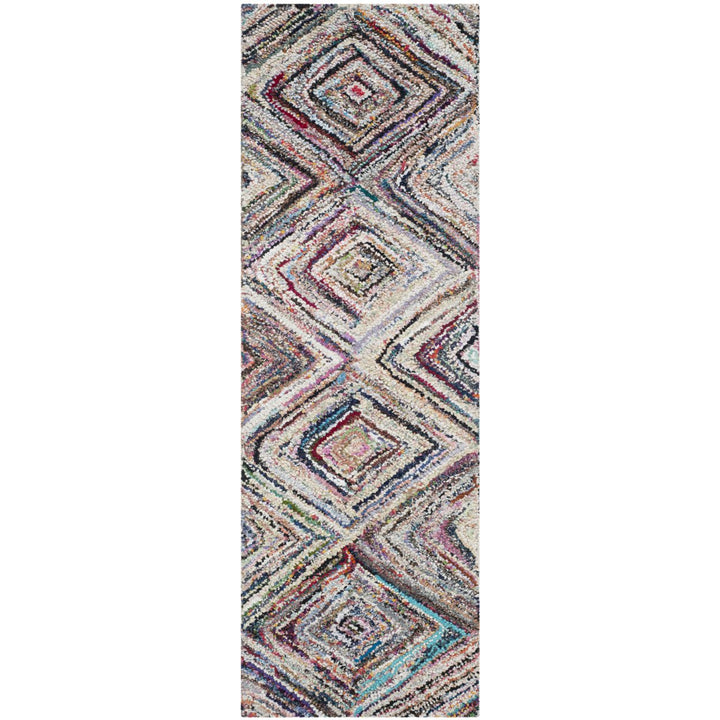 SAFAVIEH Nantucket Collection NAN314A Handmade Multi Rug Image 1