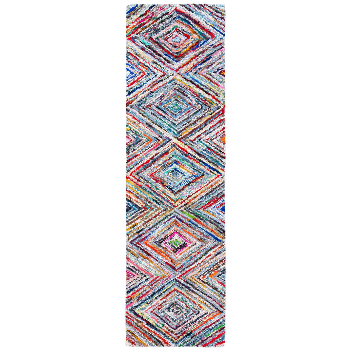 SAFAVIEH Nantucket Collection NAN314A Handmade Multi Rug Image 1