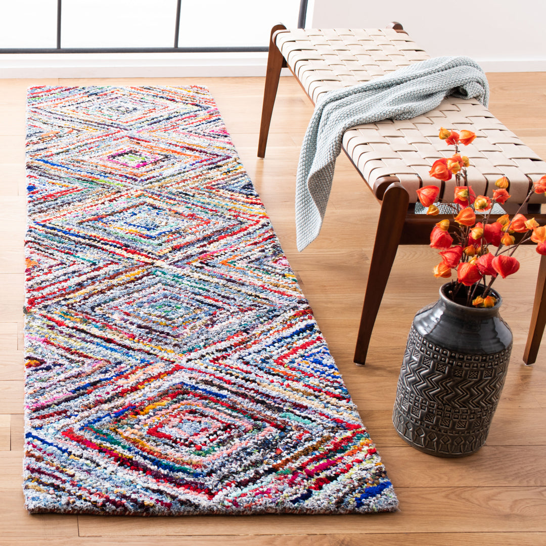 SAFAVIEH Nantucket Collection NAN314A Handmade Multi Rug Image 11