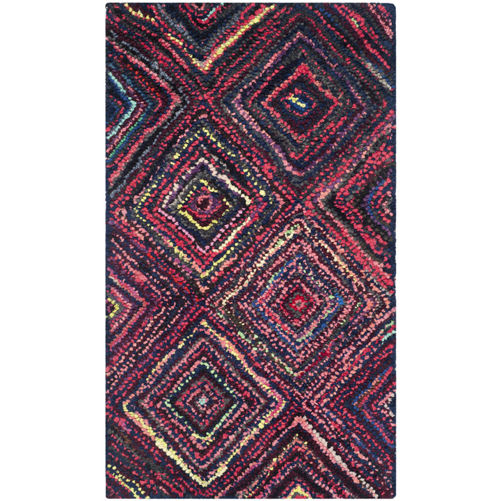 SAFAVIEH Nantucket Collection NAN317A Handmade Multi Rug Image 2