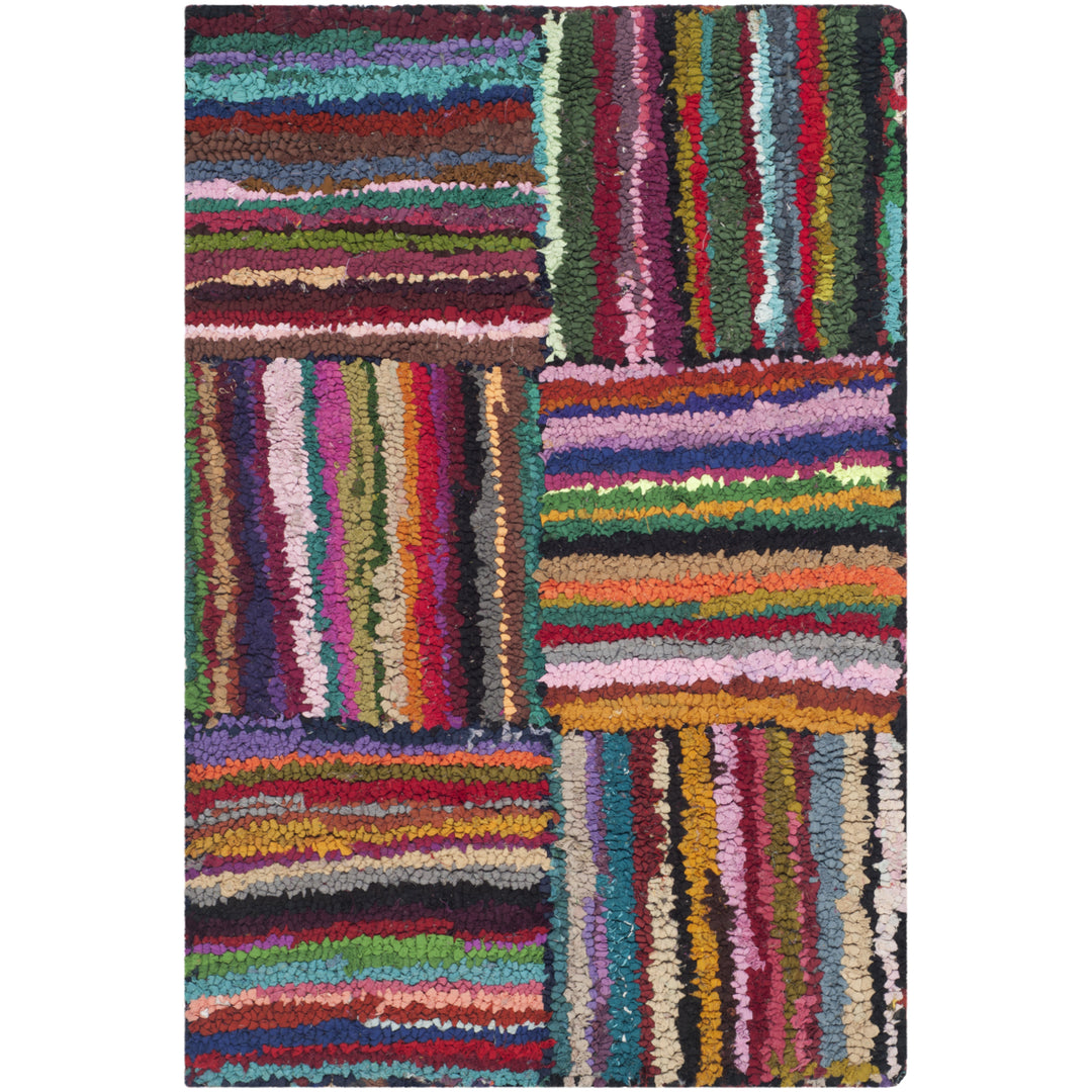 SAFAVIEH Nantucket Collection NAN318A Handmade Multi Rug Image 2