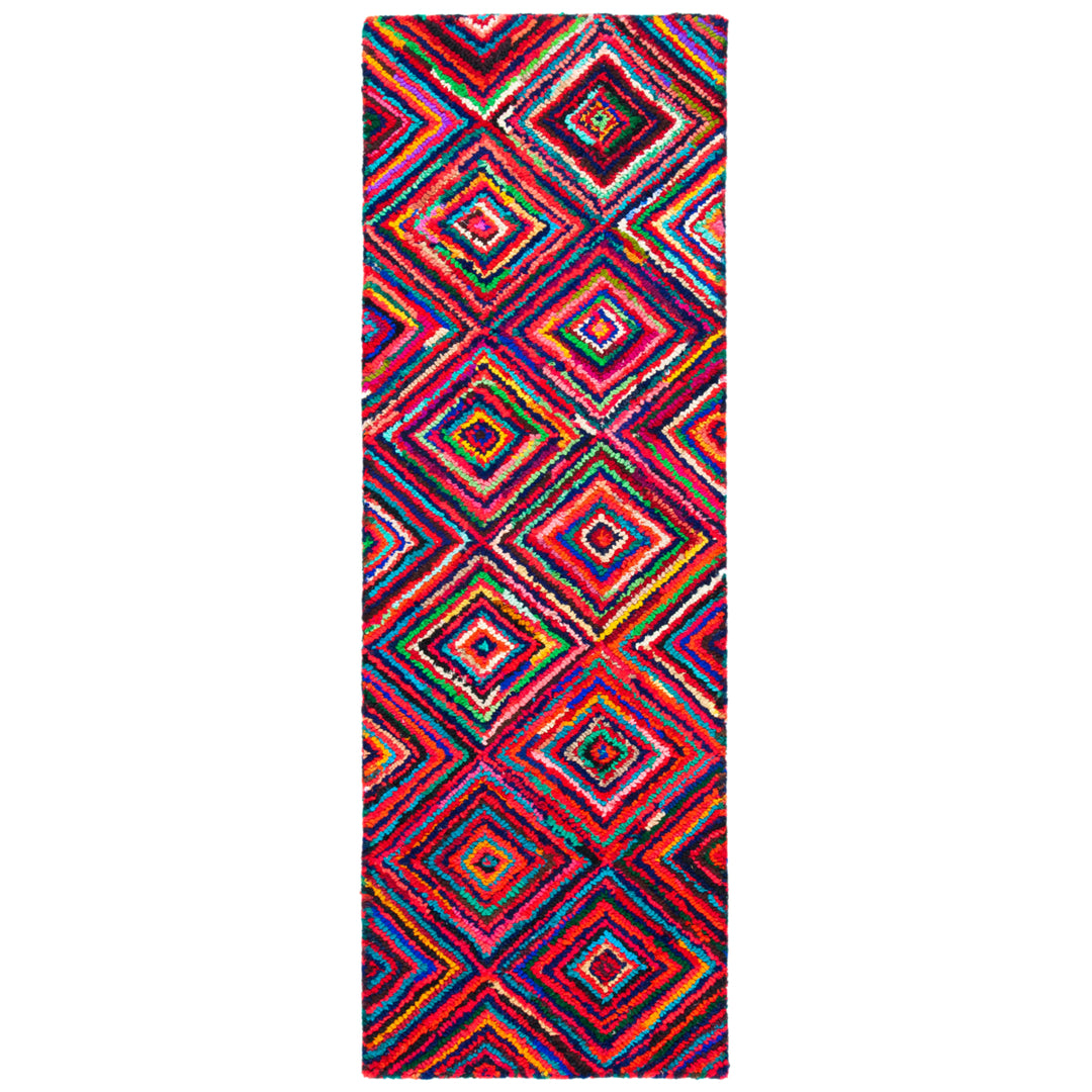 SAFAVIEH Nantucket Collection NAN317A Handmade Multi Rug Image 3