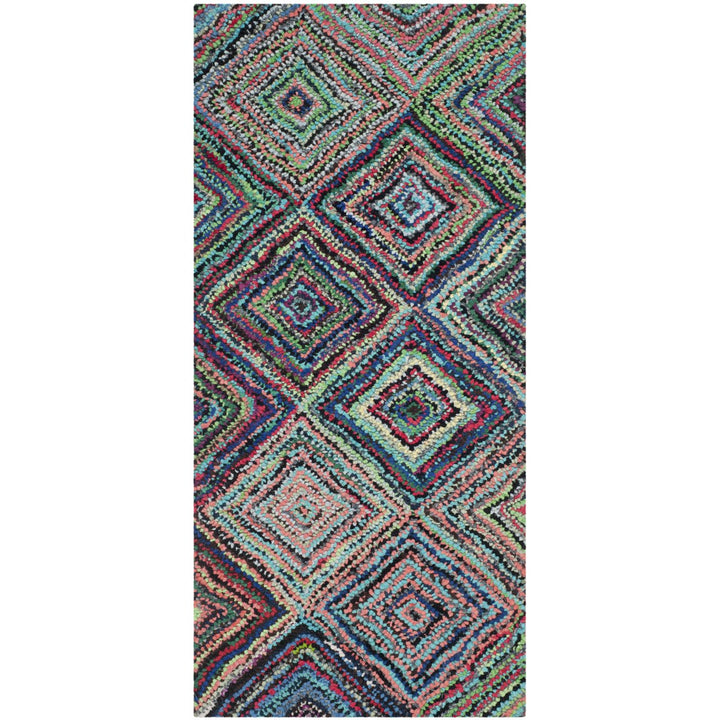 SAFAVIEH Nantucket Collection NAN317A Handmade Multi Rug Image 1