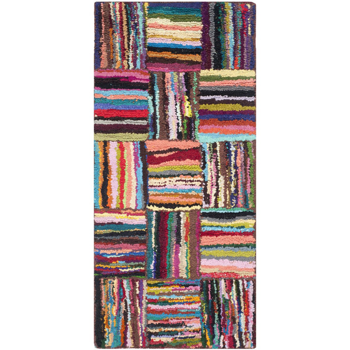 SAFAVIEH Nantucket Collection NAN318A Handmade Multi Rug Image 4