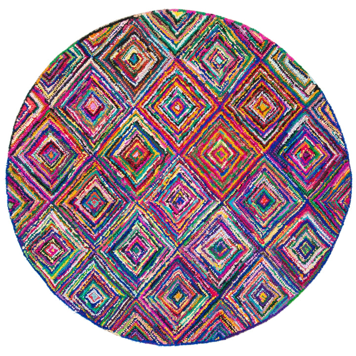 SAFAVIEH Nantucket Collection NAN317A Handmade Multi Rug Image 10