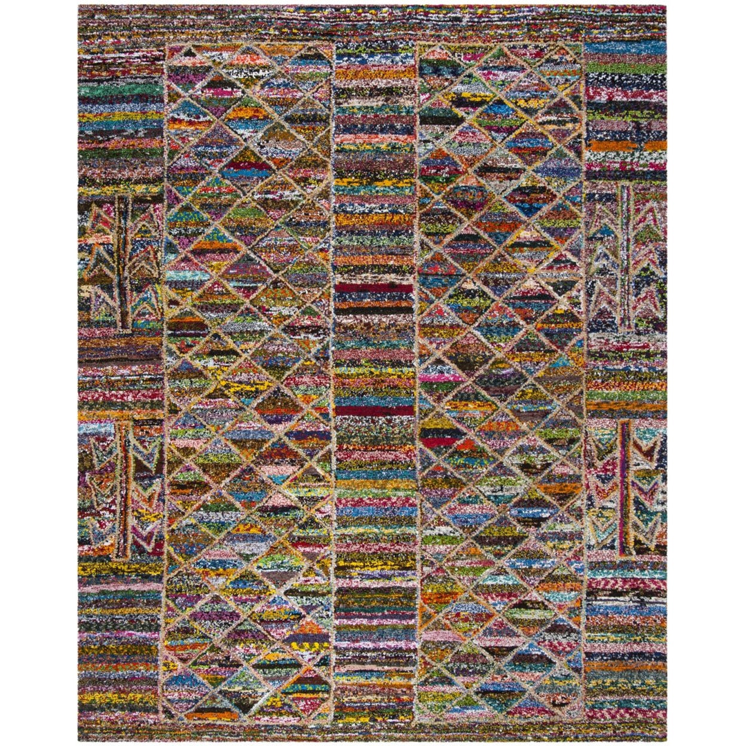 SAFAVIEH Nantucket Collection NAN402A Handmade Multi Rug Image 10