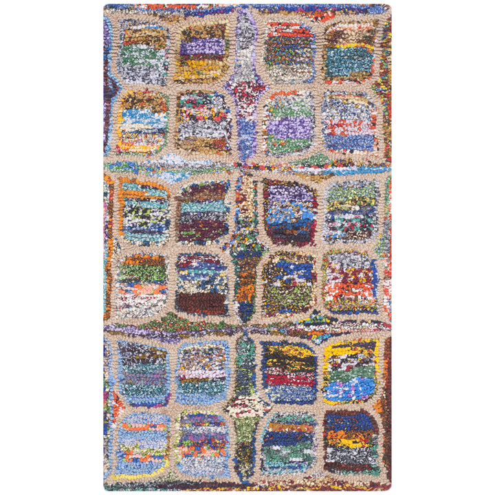 SAFAVIEH Nantucket Collection NAN438A Handmade Multi Rug Image 2