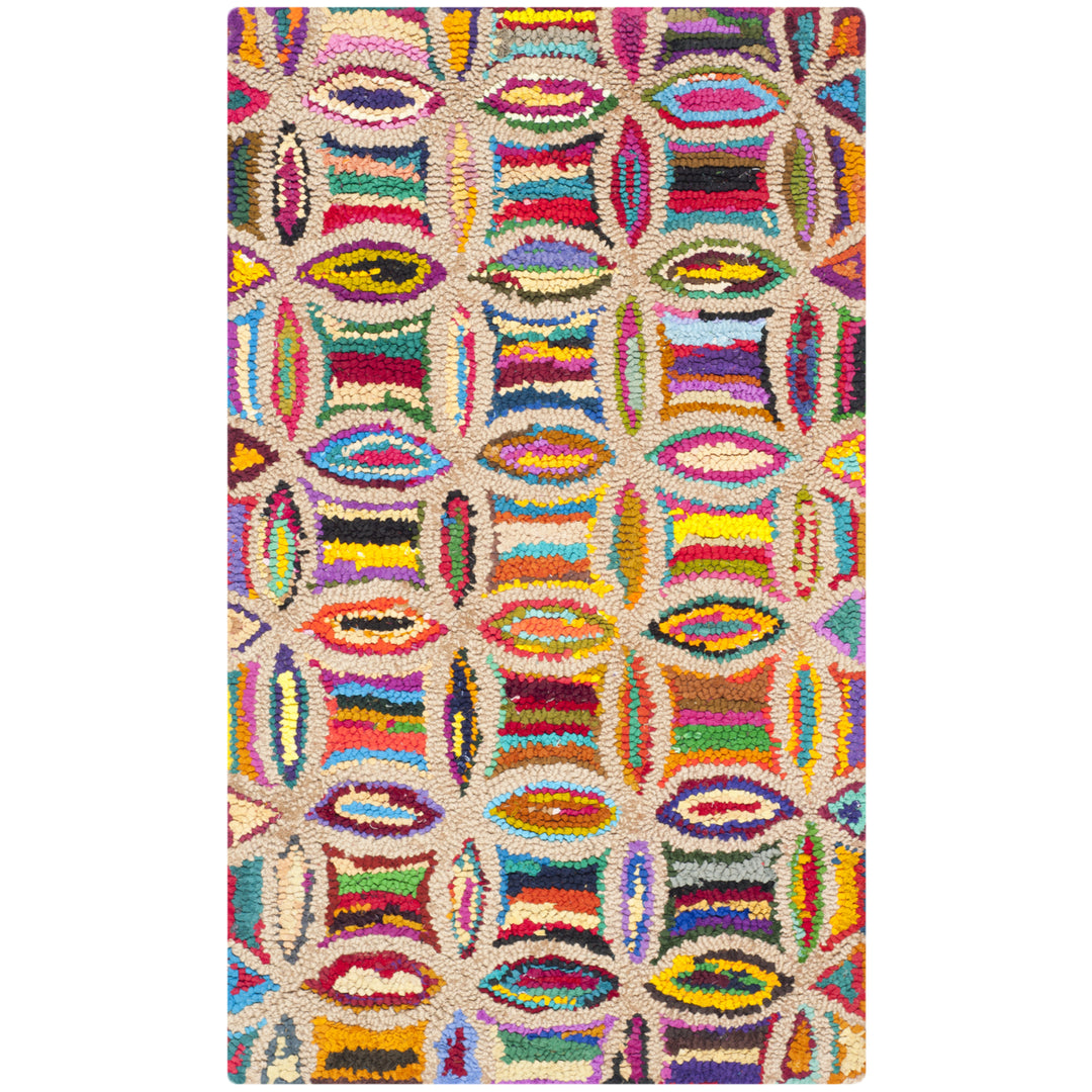 SAFAVIEH Nantucket Collection NAN441A Handmade Multi Rug Image 3