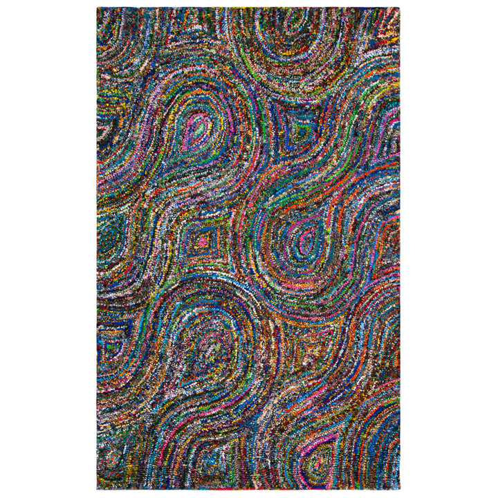 SAFAVIEH Nantucket Collection NAN437A Handmade Multi Rug Image 7