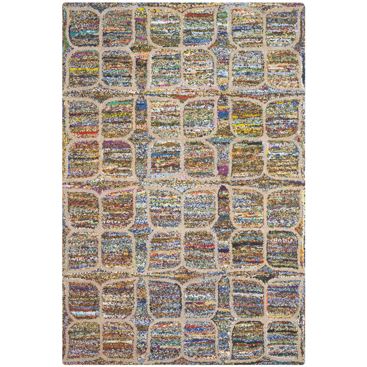 SAFAVIEH Nantucket Collection NAN438A Handmade Multi Rug Image 7