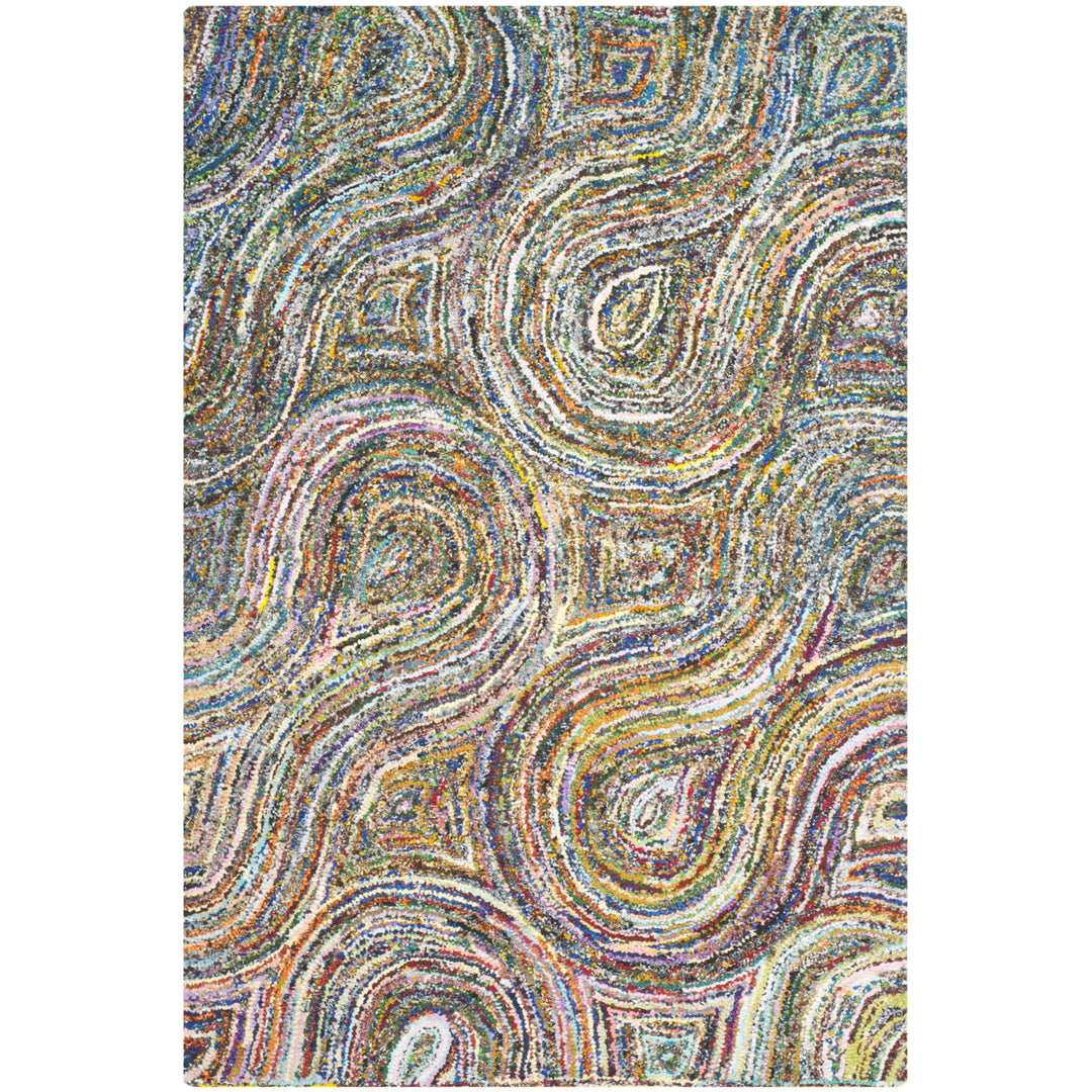 SAFAVIEH Nantucket Collection NAN437A Handmade Multi Rug Image 8