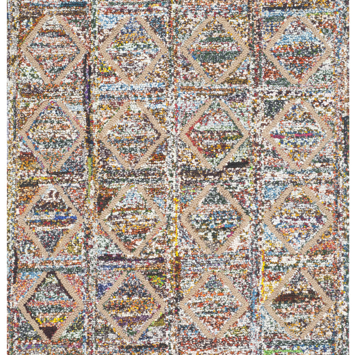 SAFAVIEH Nantucket Collection NAN440A Handmade Multi Rug Image 9