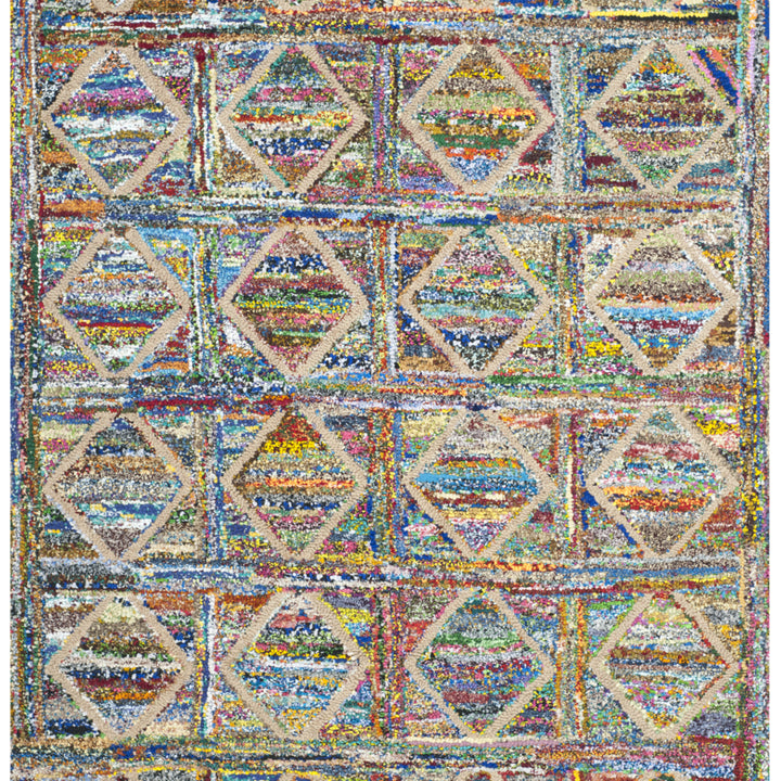 SAFAVIEH Nantucket Collection NAN440A Handmade Multi Rug Image 10