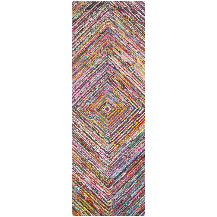 SAFAVIEH Nantucket Collection NAN513A Handmade Multi Rug Image 4