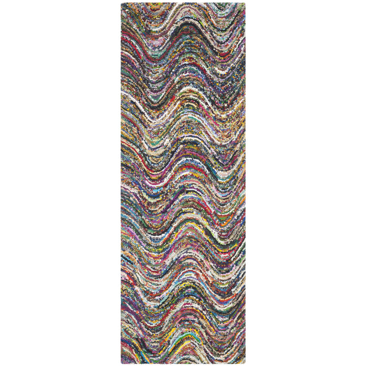 SAFAVIEH Nantucket Collection NAN511A Handmade Multi Rug Image 3