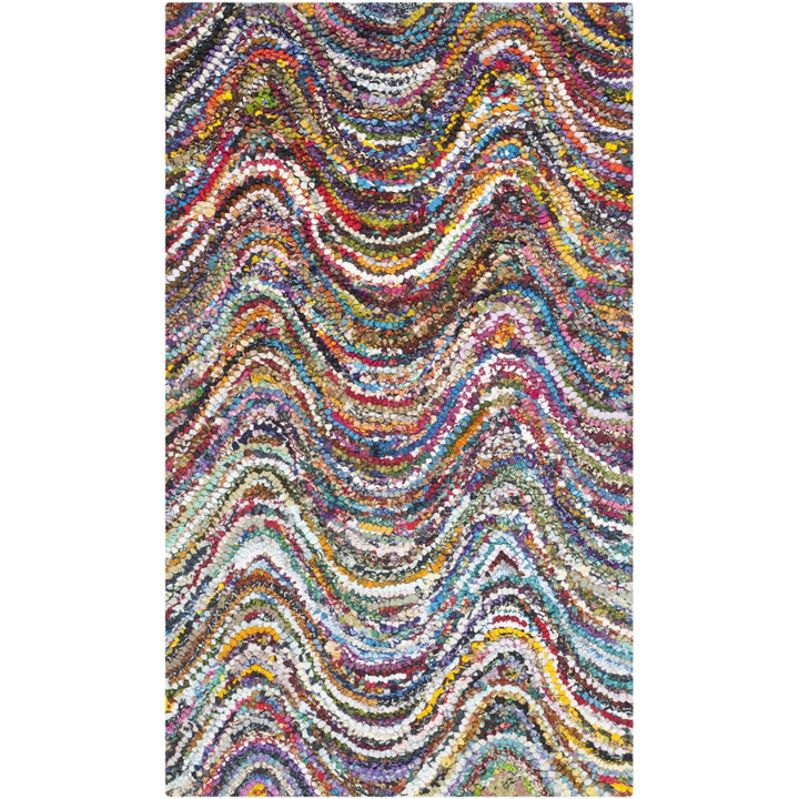 SAFAVIEH Nantucket Collection NAN511A Handmade Multi Rug Image 4