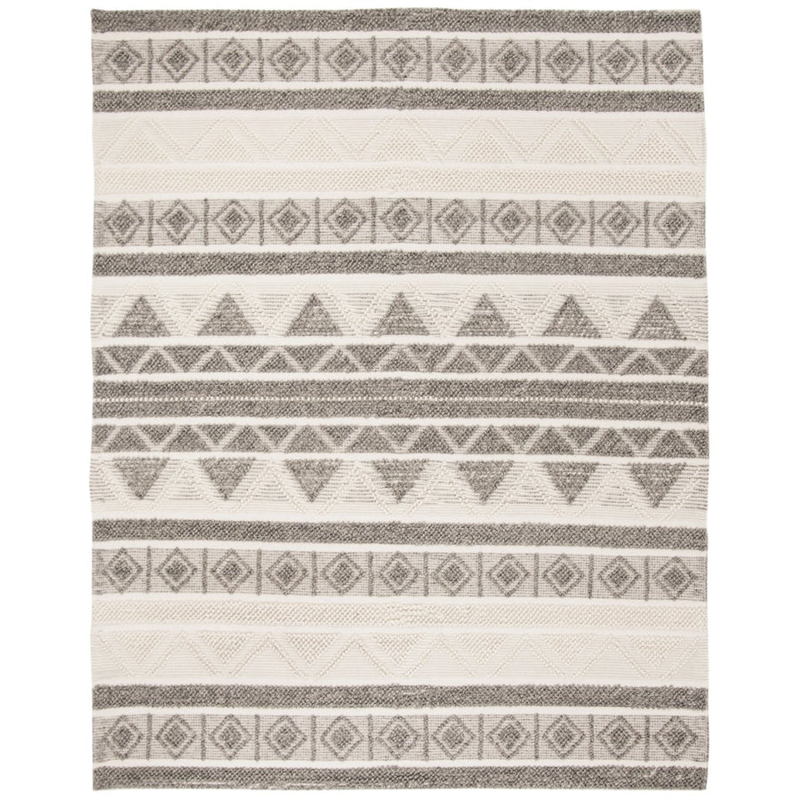 SAFAVIEH Natura NAT104A Handwoven Ivory / Grey Rug Image 1