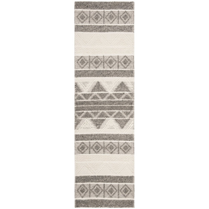 SAFAVIEH Natura NAT104A Handwoven Ivory / Grey Rug Image 3