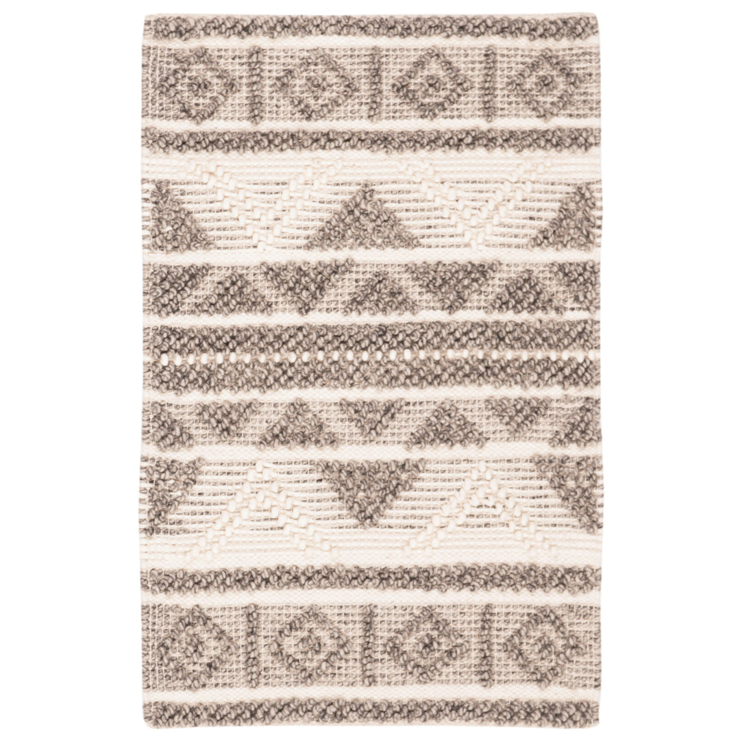 SAFAVIEH Natura NAT104A Handwoven Ivory / Grey Rug Image 6