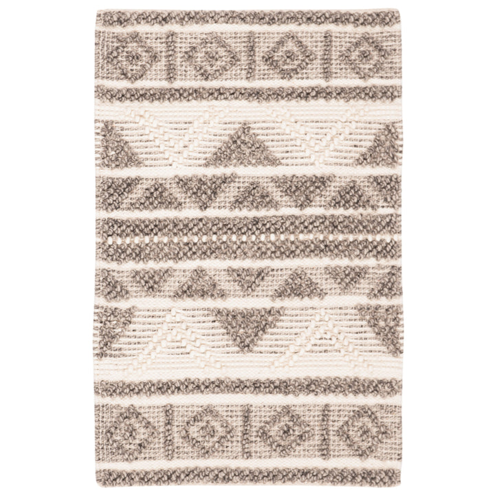 SAFAVIEH Natura NAT104A Handwoven Ivory / Grey Rug Image 6