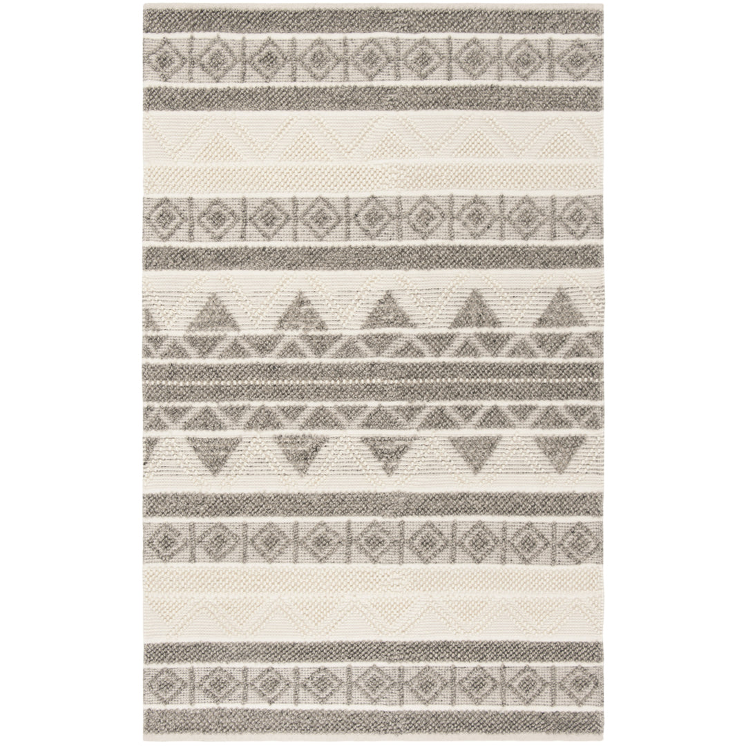 SAFAVIEH Natura NAT104A Handwoven Ivory / Grey Rug Image 8