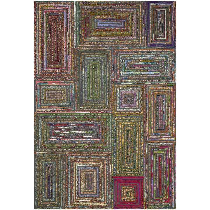 SAFAVIEH Nantucket NAN609A Handmade Charcoal Rug Image 7