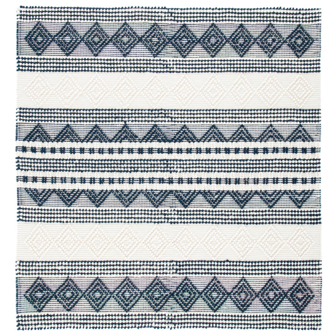 SAFAVIEH Natura NAT102N Handwoven Navy / Ivory Rug Image 4