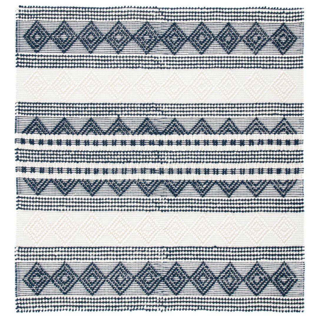 SAFAVIEH Natura NAT102N Handwoven Navy / Ivory Rug Image 1