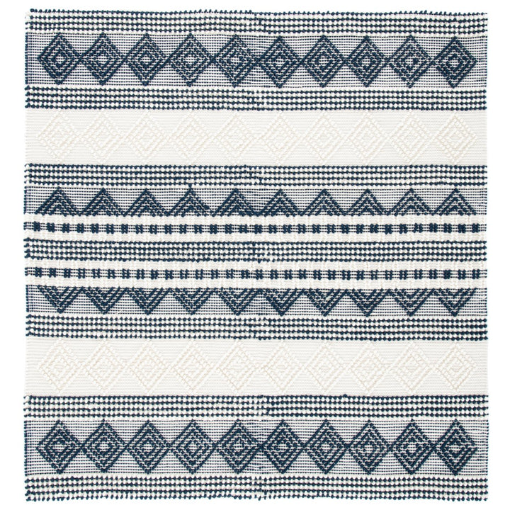 SAFAVIEH Natura NAT102N Handwoven Navy / Ivory Rug Image 1