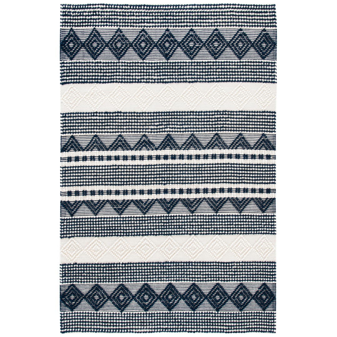 SAFAVIEH Natura NAT102N Handwoven Navy / Ivory Rug Image 8