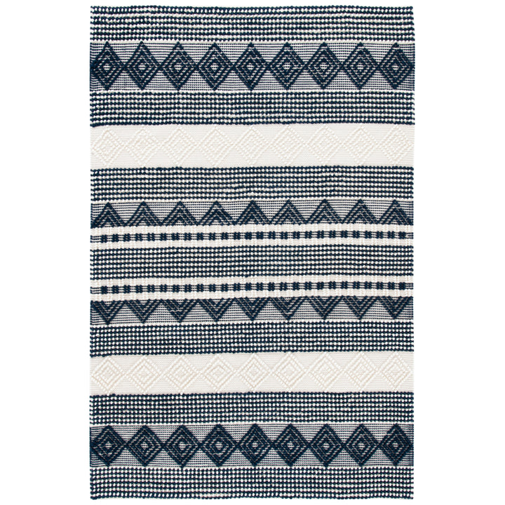 SAFAVIEH Natura NAT102N Handwoven Navy / Ivory Rug Image 8