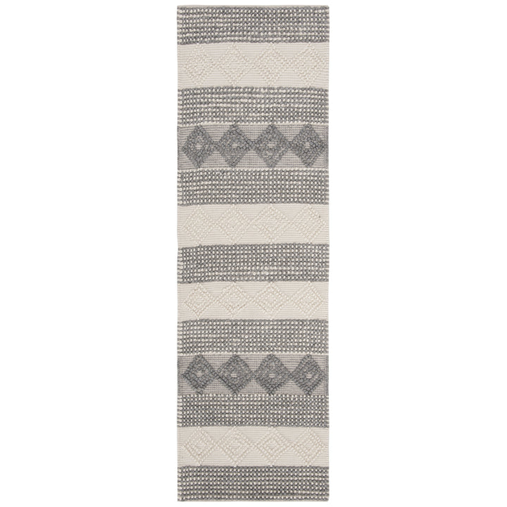 SAFAVIEH Natura NAT105F Handwoven Grey / Ivory Rug Image 3