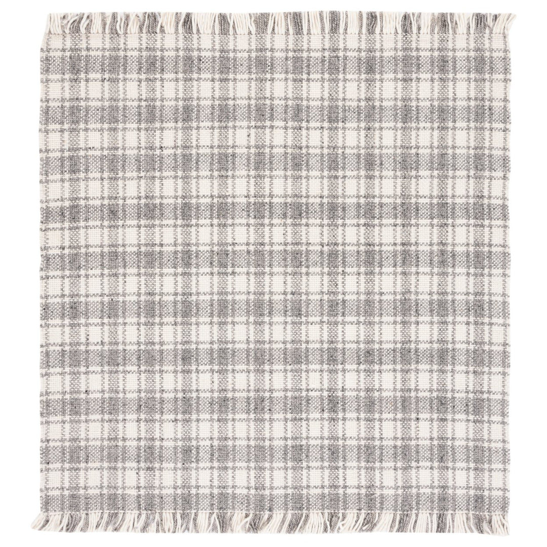 SAFAVIEH Natura NAT110F Handwoven Grey / Ivory Rug Image 4