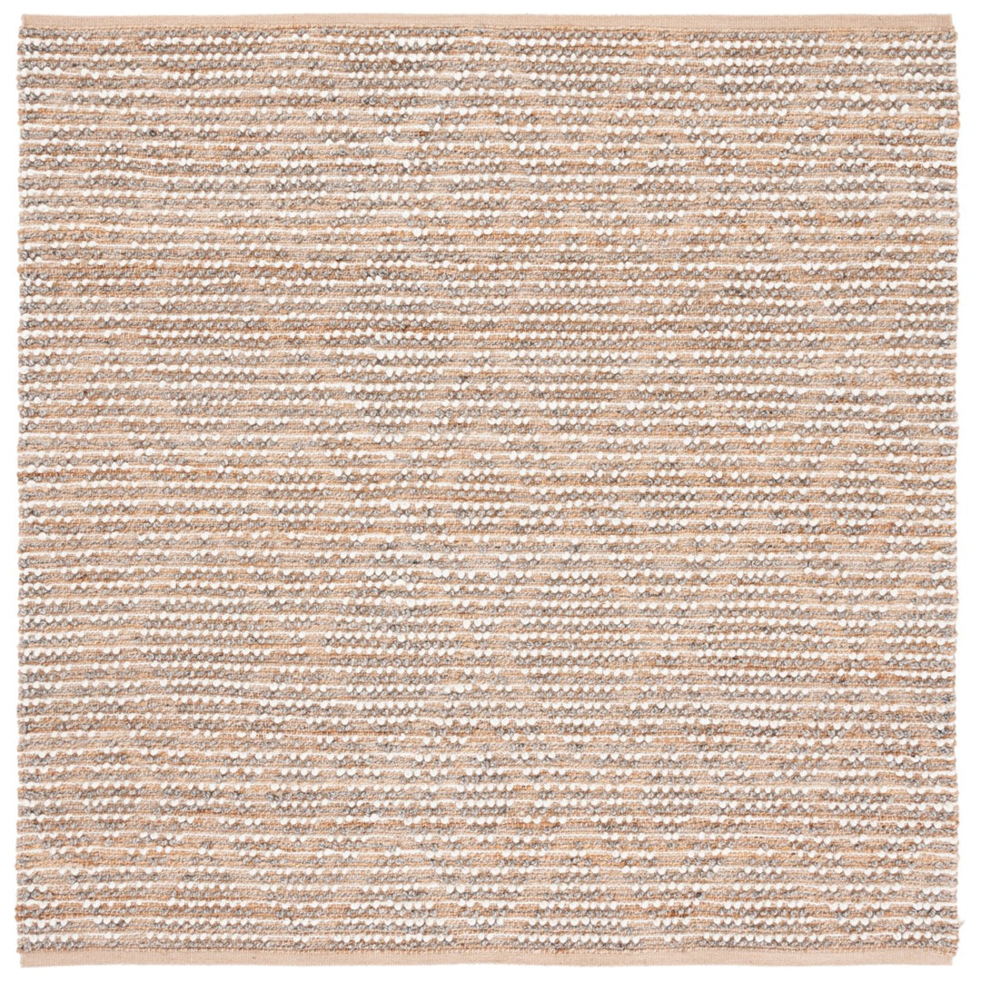 SAFAVIEH Natura NAT108F Handwoven Natural / Grey Rug Image 1