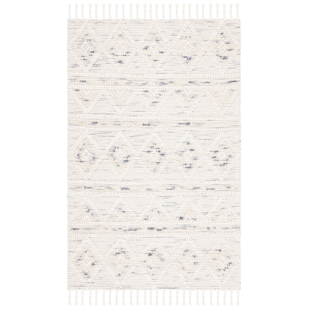 SAFAVIEH Natura NAT175F Handmade Ivory / Grey Rug Image 1