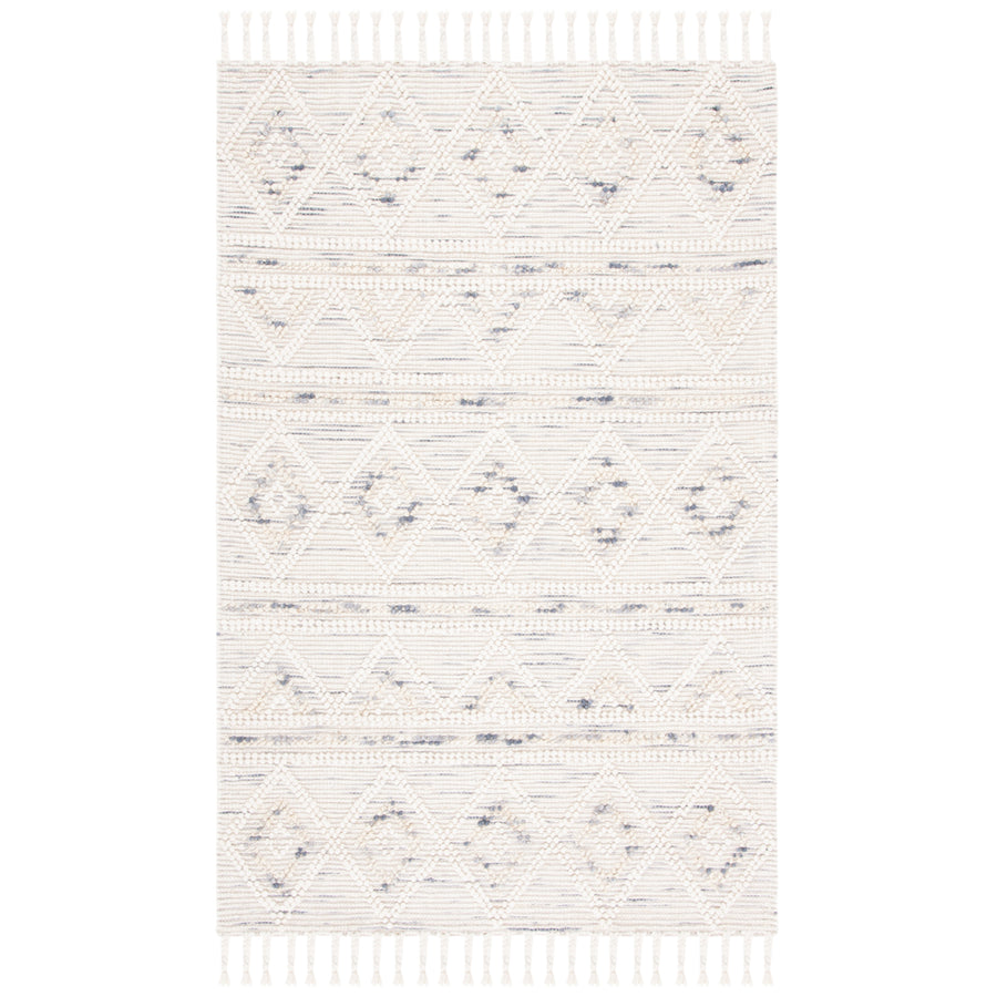 SAFAVIEH Natura NAT175F Handmade Ivory / Grey Rug Image 1