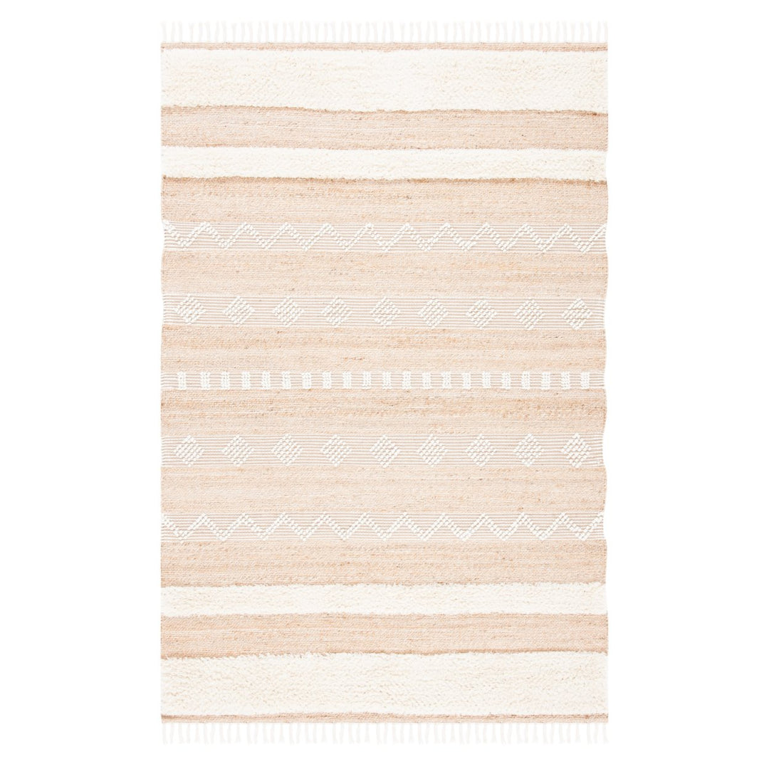 SAFAVIEH Natura NAT123A Handwoven Natural / Ivory Rug Image 1