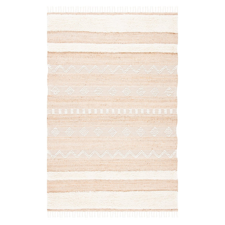 SAFAVIEH Natura NAT123A Handwoven Natural / Ivory Rug Image 1