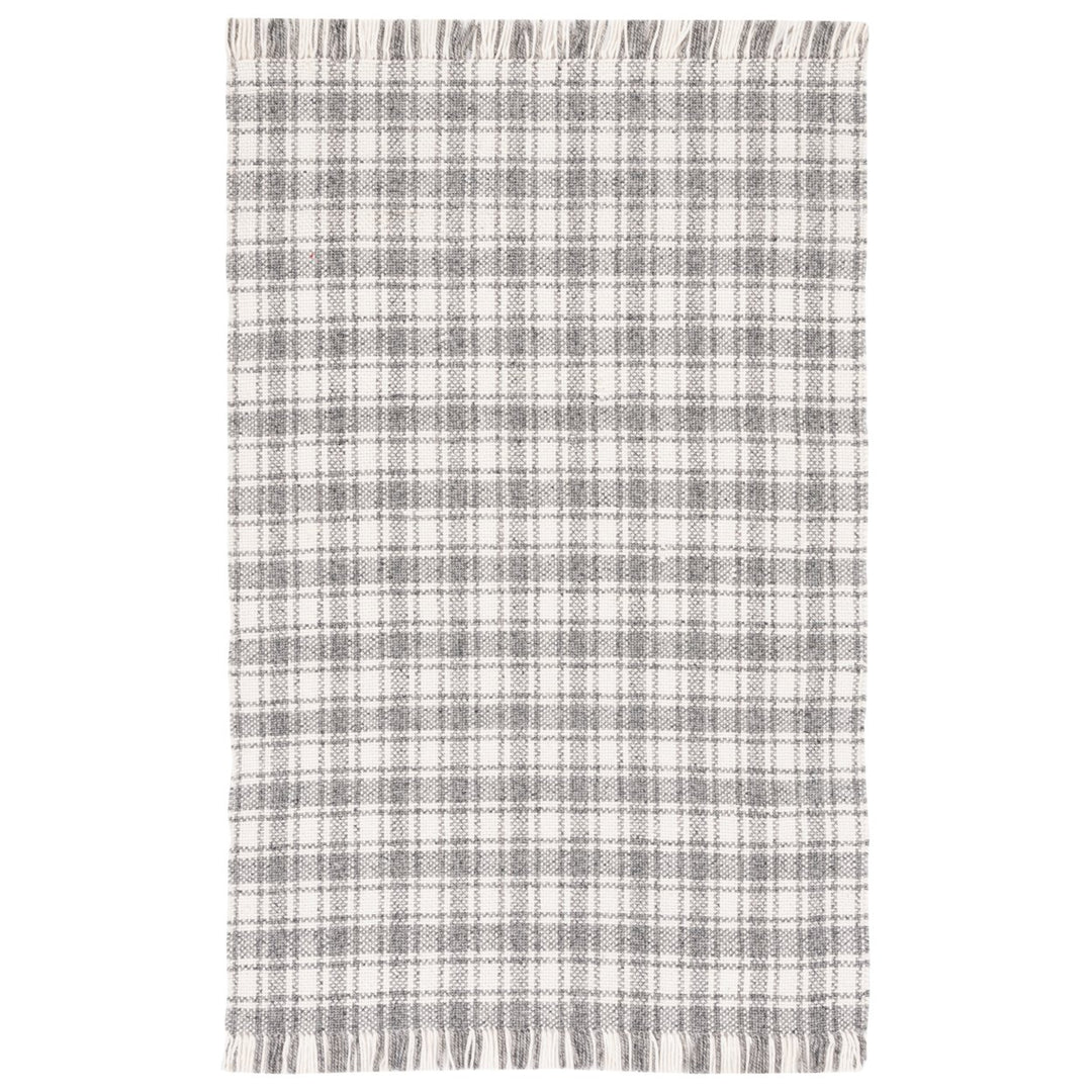 SAFAVIEH Natura NAT110F Handwoven Grey / Ivory Rug Image 8