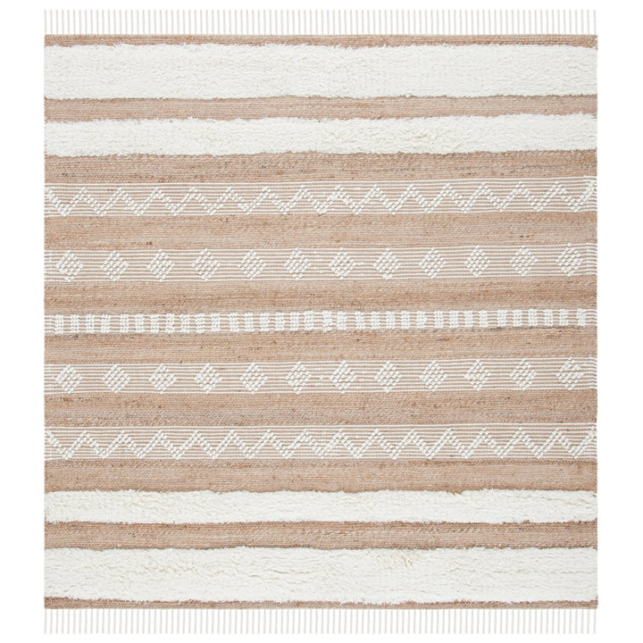 SAFAVIEH Natura NAT123A Handwoven Natural / Ivory Rug Image 1