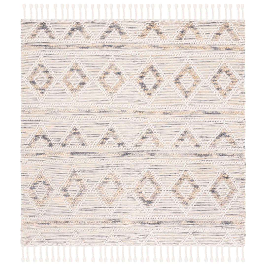 SAFAVIEH Natura NAT175F Handmade Ivory / Grey Rug Image 6