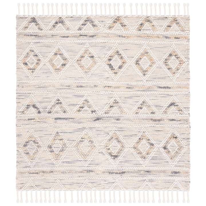 SAFAVIEH Natura NAT175F Handmade Ivory / Grey Rug Image 6