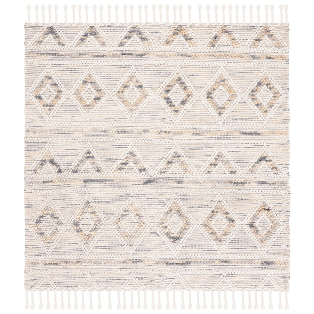 SAFAVIEH Natura NAT175F Handmade Ivory / Grey Rug Image 1